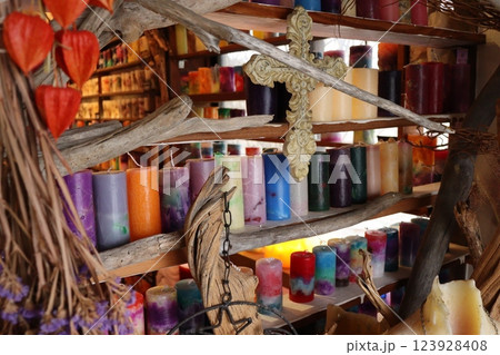 キャンドルショップの商品 123928408