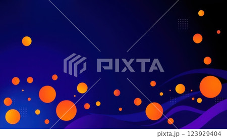 purple and orange circles are floating in the air purple and orange circles are floating in the air 123929404