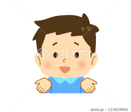 ちょうだいをする子ども 123929968