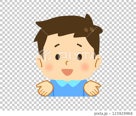 ちょうだいをする子ども 123929968