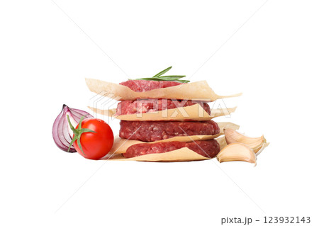 PNG, Ground meat, isolated on white background 123932143