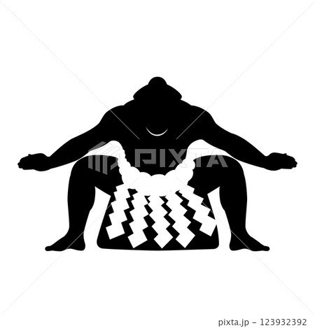 相撲のアイコン 123932392