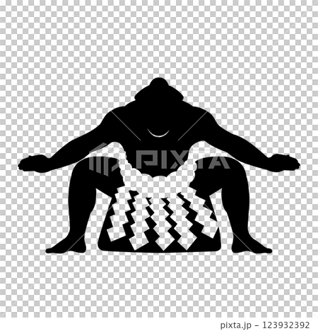 相撲のアイコン 123932392