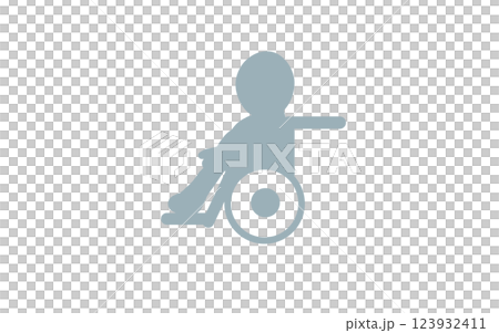 輪椅象形圖 輪椅象形圖 123932411