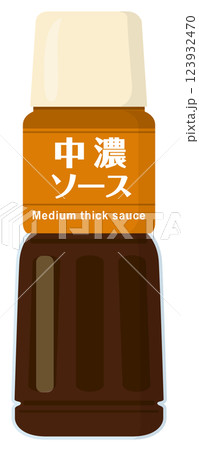 食品_調味料_中濃ソース 123932470