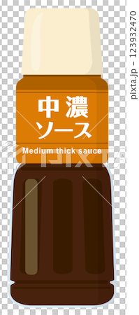 食品_調味料_中濃ソース 123932470
