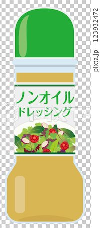 食品_調味料_ノンオイルドレッシング 123932472