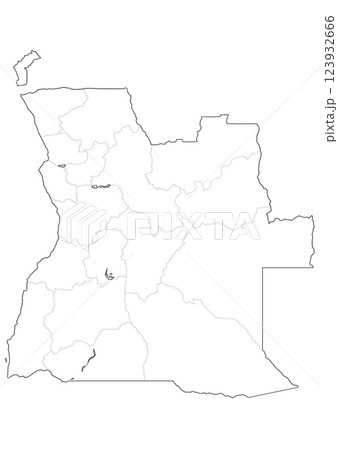 白地図　アンゴラ 123932666