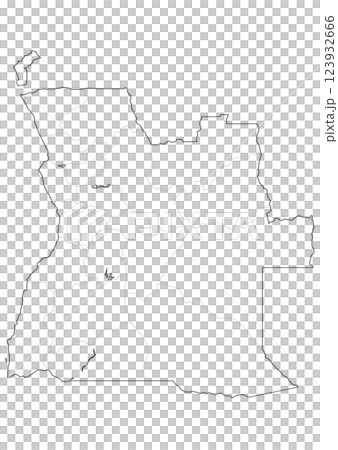 白地図　アンゴラ 123932666