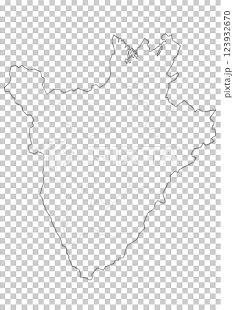 蒲隆地空白地圖 123932670