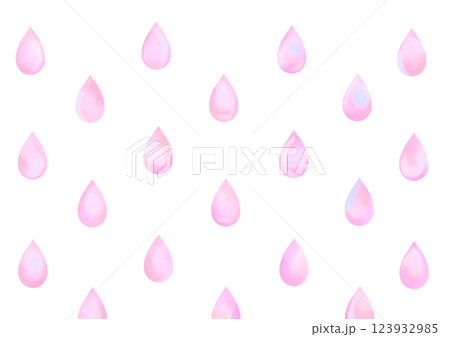 水彩風しずく背景素材 水彩風しずく背景素材 123932985