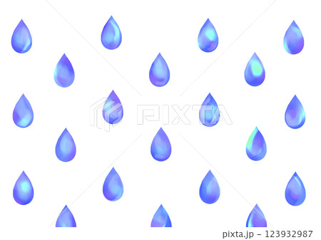 水彩風しずく背景素材 水彩風しずく背景素材 123932987