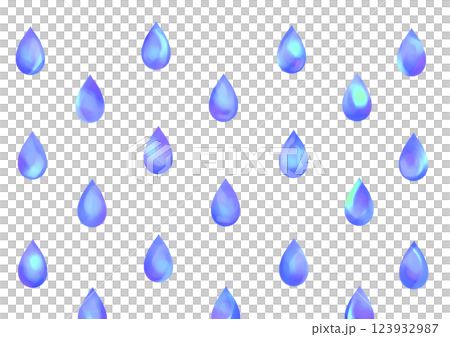 水彩風しずく背景素材 水彩風しずく背景素材 123932987