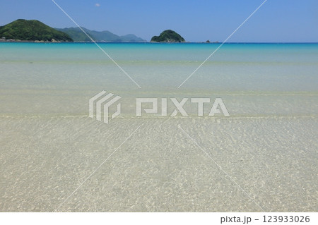 初夏の蛤浜海水浴場 初夏の蛤浜海水浴場 123933026