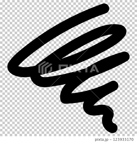 感情_リアクション_渦巻_アイコン 123933170