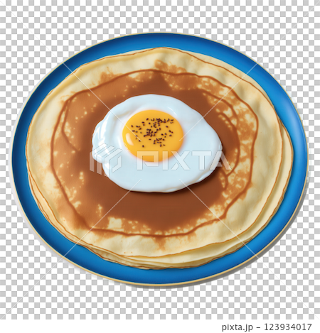 Crepes Delicate, paper-thin pancakes filled with either sweet toppings like Nutella, fresh fruit, and whipped cream, or savory options like 123934017