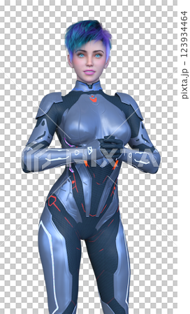 サイバーウーマン 123934464