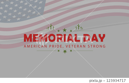 Memorial Day Tribute American Pride, Veteran Strong Memorial Day Tribute American Pride, Veteran Strong 123934717
