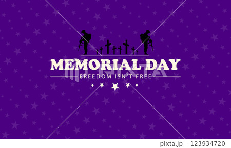 Happy Memorial Day Honoring Our Heroes with Pride and Gratitude 123934720
