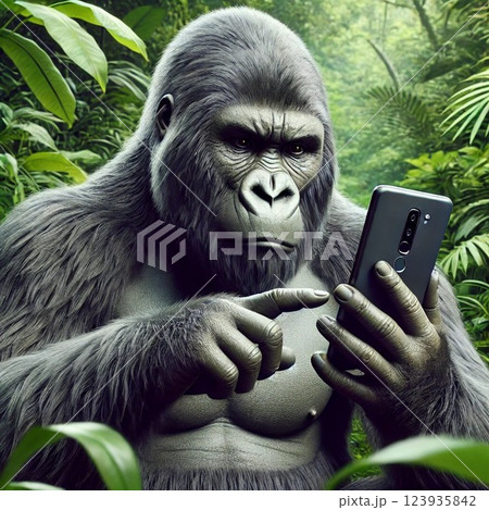 スマホゴリラ 123935842