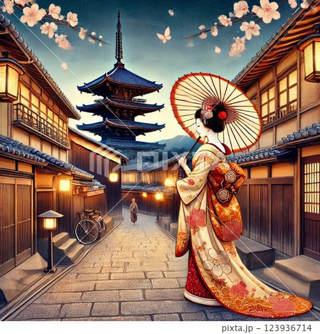 京都旅行 123936714