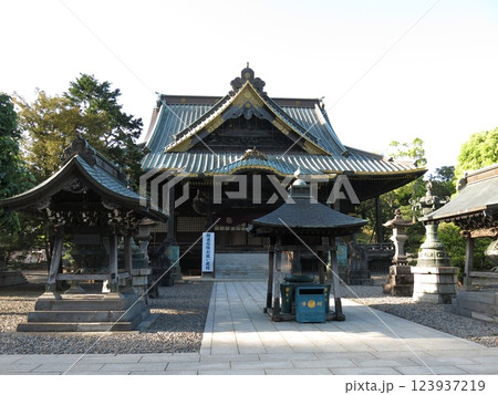 成田山新勝寺の釈迦堂（前本堂） 123937219
