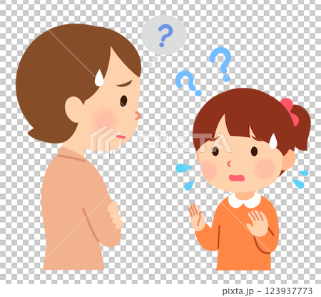 患有發展障礙、無法好好表達自己想說的話的兒童 患有發展障礙、無法好好表達自己想說的話的兒童 123937773