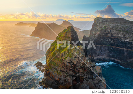 Landscape with Ponta de Sao Lourenco, Madeira Island, Portugal 123938130