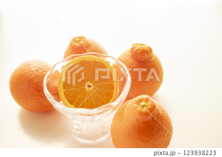 フロリダ州生まれミネオラオレンジ 123938223