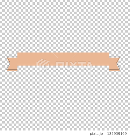 A simple and cute ribbon frame that can be used for icons and decorations A simple and cute ribbon frame that can be used for icons and decorations 123939169