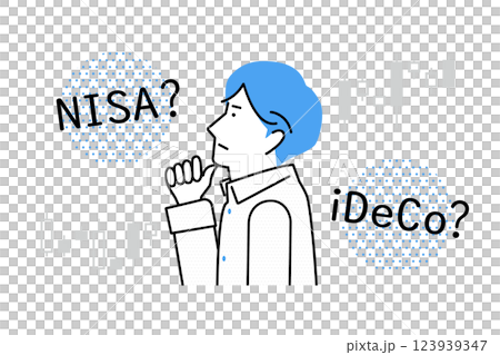 一名男子對 Nisa 和 Ideco 提出疑問的插圖 123939347