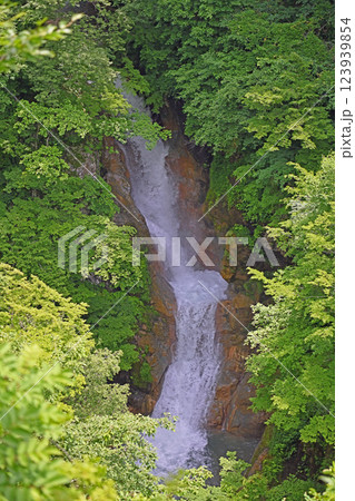 秋山郷 蛇淵の滝 123939854