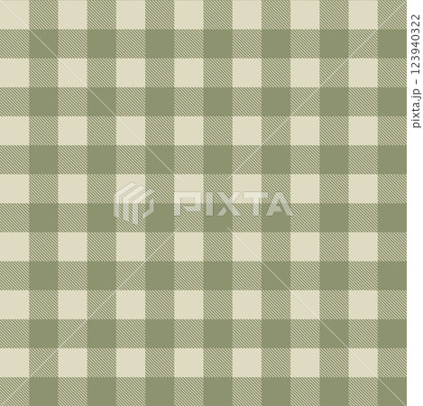 Seamless Gingham Checkered Fabric Pattern 123940322