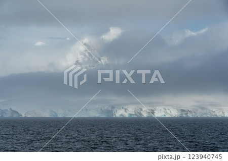 Antarctic landscape near Brabant Island 123940745