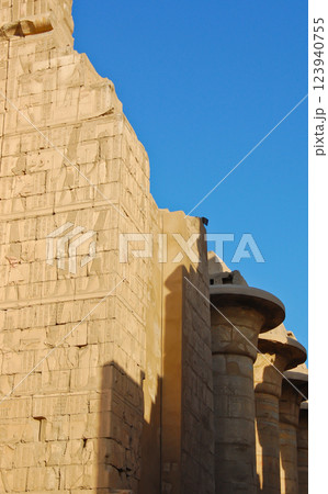 The great temple of Karnak in Luxor, Egypt 123940755