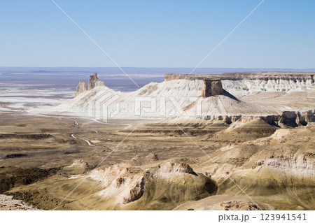Beautiful Mangystau landscape, Kazakhstan. Bozzhira valley view 123941541