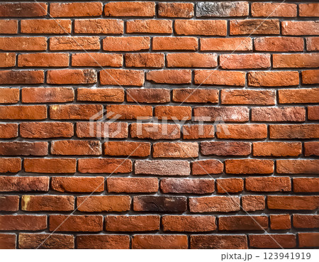 レンガの壁のイメージ素材 レンガの壁のイメージ素材 123941919