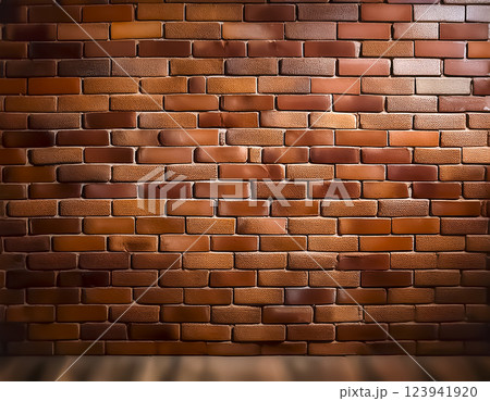 レンガの壁のイメージ素材 レンガの壁のイメージ素材 123941920