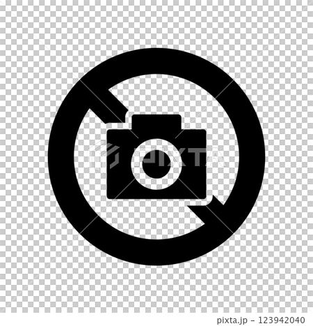 禁止攝影圖示說明 123942040