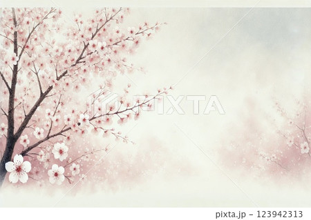 満開の桜 123942313