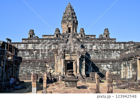 ロリュオス遺跡群・バコン寺院,アンコール遺跡群/カンボジア ロリュオス遺跡群・バコン寺院,アンコール遺跡群/カンボジア 123942548