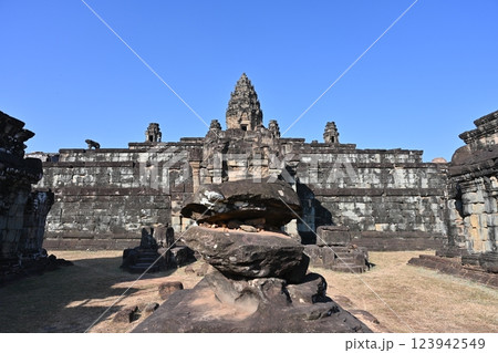 ロリュオス遺跡群・バコン寺院,アンコール遺跡群/カンボジア ロリュオス遺跡群・バコン寺院,アンコール遺跡群/カンボジア 123942549