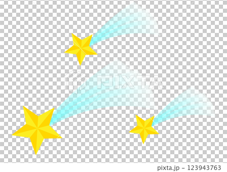 流れ星 123943763