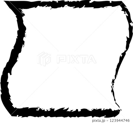 Brush square shape. Geometric design Brush square shape. Geometric design 123944746