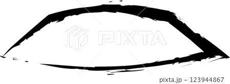 Brush square shape. Geometric design 123944867