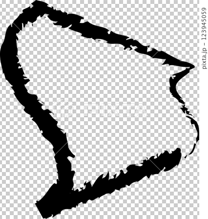 Brush square shape. Geometric design Brush square shape. Geometric design 123945059