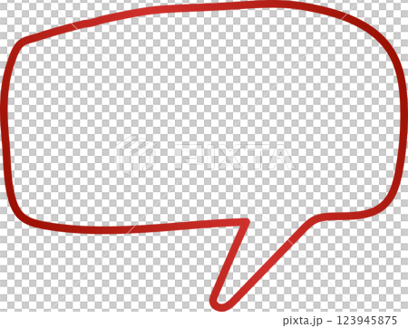 Collection speech bubbles red line, chat, dialogue Collection speech bubbles red line, chat, dialogue 123945875