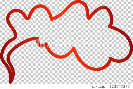 Collection speech bubbles red line, chat, dialogue 123945876