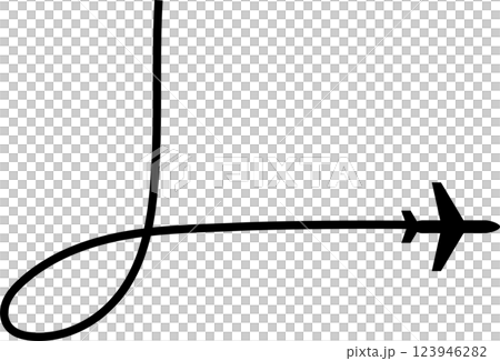 Airplane routes set, plane paths, travel 123946282