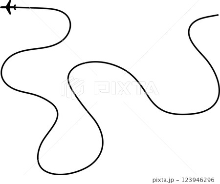 Airplane routes set, plane paths, travel Airplane routes set, plane paths, travel 123946296